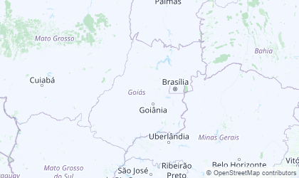 Mapa da Goiás