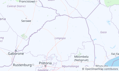 Mapa da Limpopo
