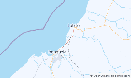 Mapa da Benguela