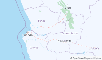 Mapa da Grande Luanda