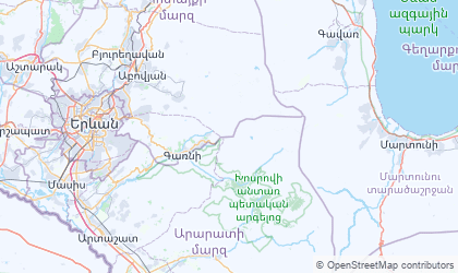 Mapa da Yerevan