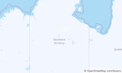 Mapa da Território do Norte