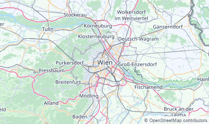 Mapa da Viena