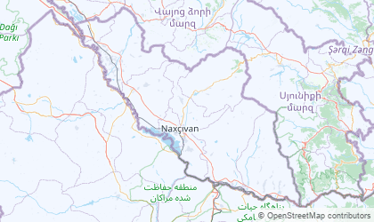 Mapa da Nakhchivan