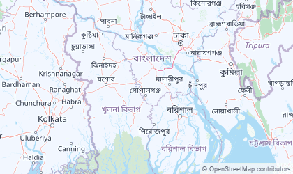 Mapa da Khulna