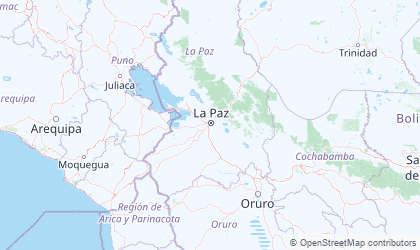 Mapa da La Paz