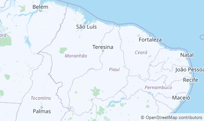 Mapa da Piauí