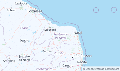 Mapa da Rio Grande do Norte
