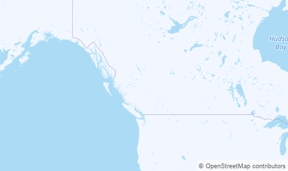 Mapa da Columbia Britânica