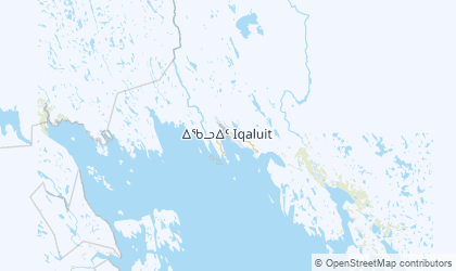 Mapa da Nunavut