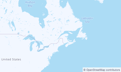 Mapa da Quebec
