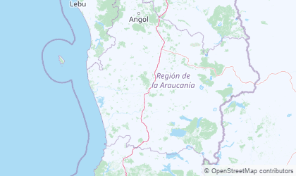 Mapa da Araucanía