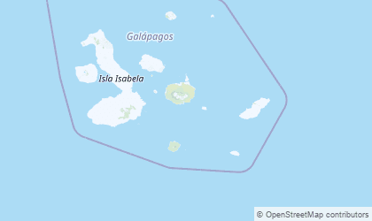 Mapa da Galápagos
