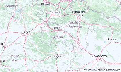 Mapa da La Rioja