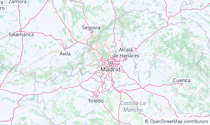 Mapa da Madri