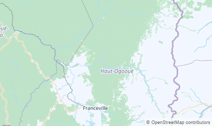 Mapa da Haut-Ogooué