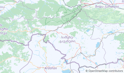 Mapa da Samtskhe-Javakheti