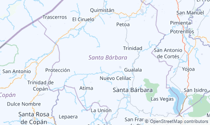 Mapa da Santa Bárbara