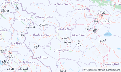 Mapa da Kermanshah