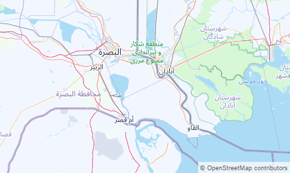 Mapa da Governador de Basra