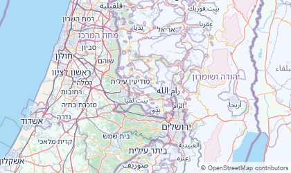 Mapa da Jerusalém