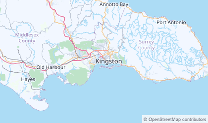 Mapa da Kingston