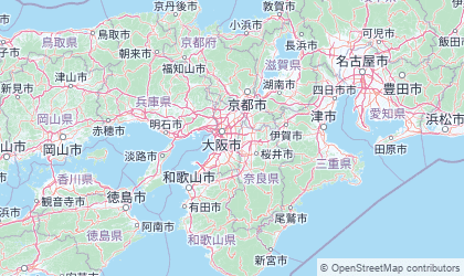 Mapa da Kinki