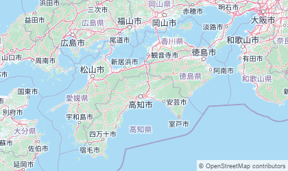Mapa da Shikoku