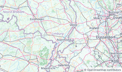 Mapa da Limburgo