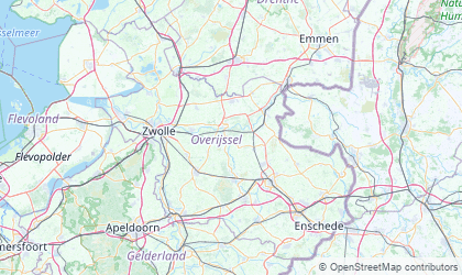 Mapa da Overijssel