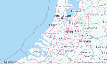 Mapa da South-Holland
