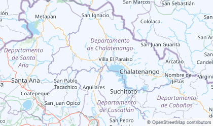 Mapa da Chalatenango