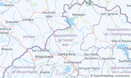 Mapa da Santa Ana
