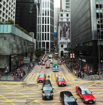 Trânsito em Hong Kong